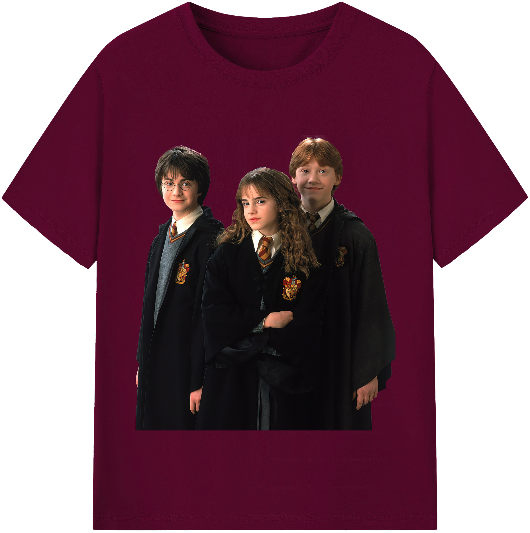 （画像用） Harry Potter ハリー・ポッターシリーズ レディースカジュアルプリントTシャツ（綿100％）